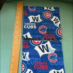 2 Homemade Corn Hole Bags, Chicago Cubs